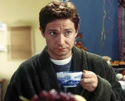 Imagem do personagem Arthur Dent do livro o Guia do mochileiro das galáxias